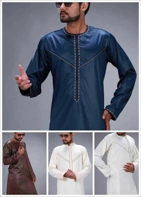 Moroccan Robe Arabic Jubbah Thobe Muslim Mens Shirt Thawb Turkish