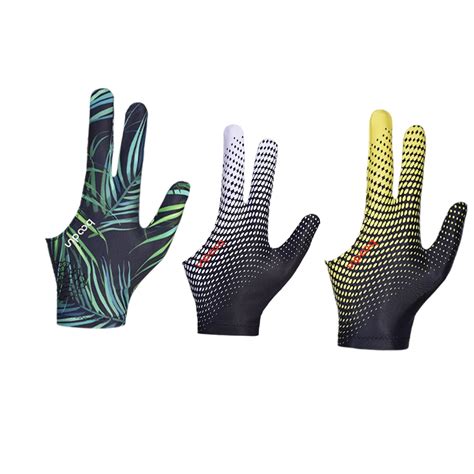 Man Woman Elastic Fingers Show Gloves For Billiard Shooters Carom