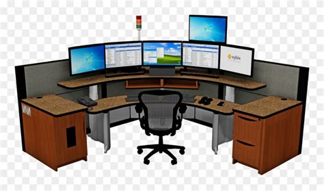 911 Police Dispatch Furniture Workstations Xybix Inc Clipart 2758903