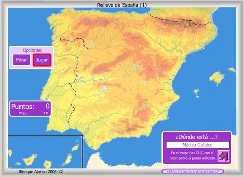 Un portal de juegos sobre cultura general creados por los propios usuarios. Mapa interactivo de España | Recurso educativo 99785 - Tiching