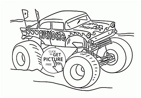 When i saw the new monster high dolls , i flipped! Mohawk Warrior Monster Truck Coloring Pages | Top Free ...