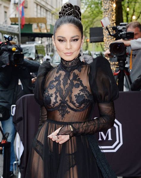 Vanessa Hudgens Risks Wardrobe Malfunction Dress Exposes Underwear At Met Gala 2022 Celebrity