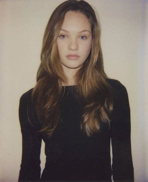Young Candice Swanepoel Model Model Polaroids