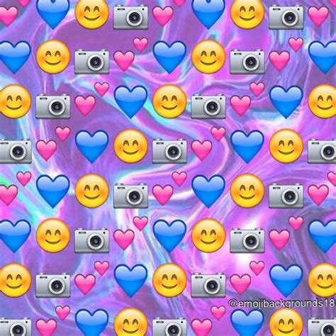 Emoji Emojis Background Seni Desain