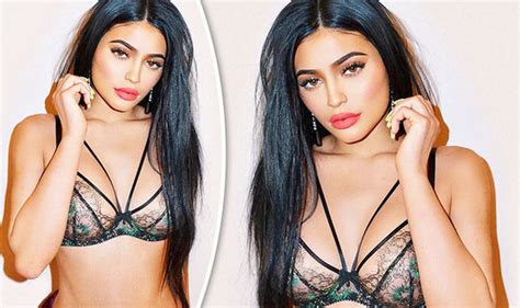 Kylie Jenner Oozes Sex Appeal As She Flaunts Ample Assets In Sheer Bra Celebrity News