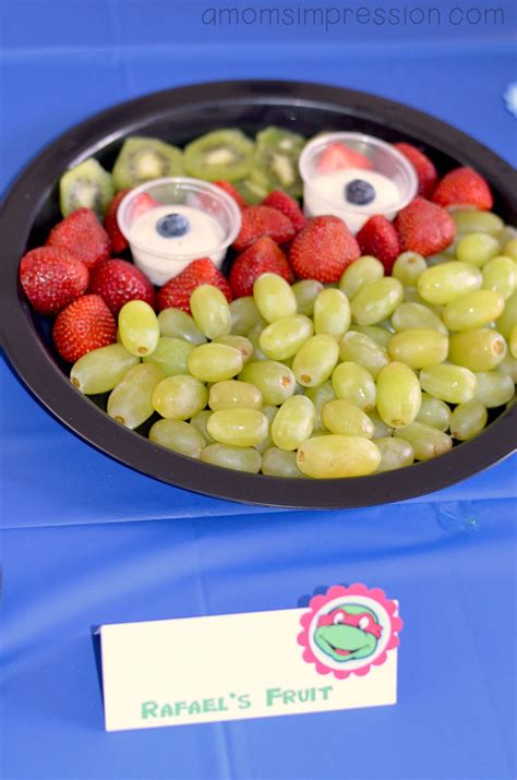 Teenage Mutant Ninja Turtles Birthday Party Food Ideas You Wont