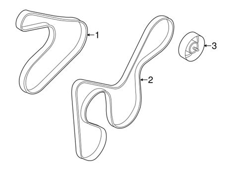 2012 2019 Kia Serpentine Belt 25212 2b140