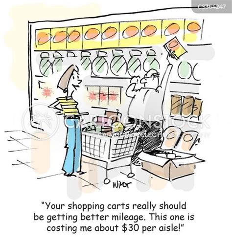 Supermarket Trolleys Cartoons And Comics Funny Pictures From Cartoonstock