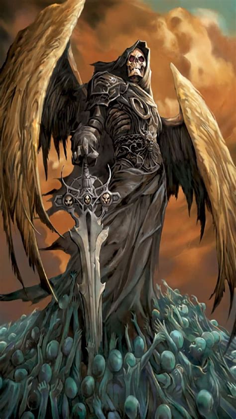 Pin By Kc On Skulls Grim Reaper Art Dark Fantasy Art Grim Reaper