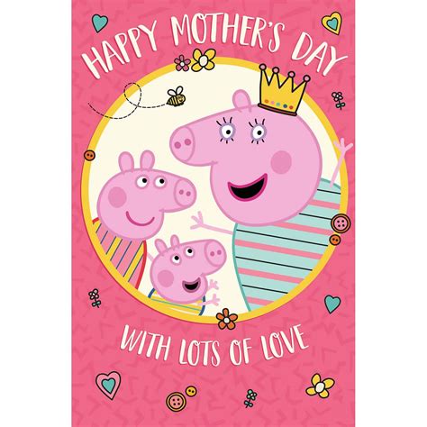 Peppa Pig Mothers Day Card Happy Mothers Day Peppa Pig Happy
