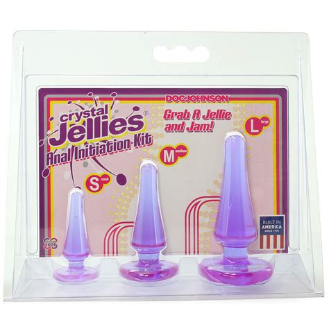 Crystal Jellies Anal Initiation Kit In Purple Pinkcherry