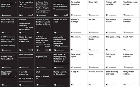 Cards against humanity is the weird game ever created in history. CARDS AGAINST HUMANITY - Free card game pdf, very funny, very politically incorrect... - HotUKDeals