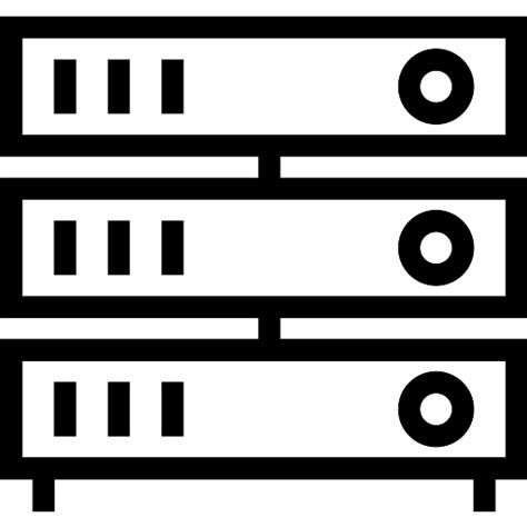 Servers Icon Vector Download Free 3