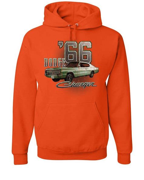 Dodge Charger 66 Hoodie American Classic Muscle Car Sweatshirt