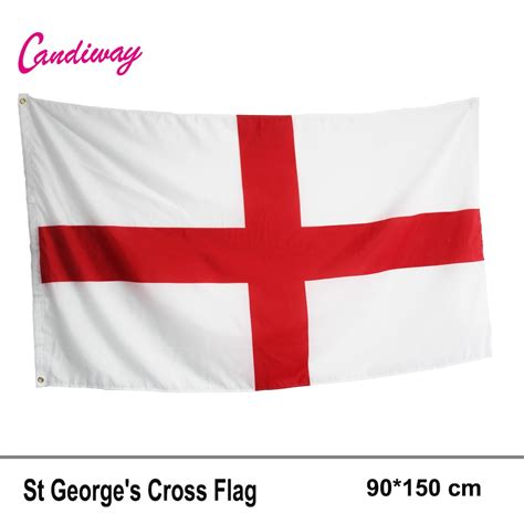 Buy Flag Of England 3x5 Ft St Georges Cross Red White