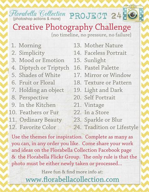 Photography Ideas And Photography Challenges Also Great Instagram