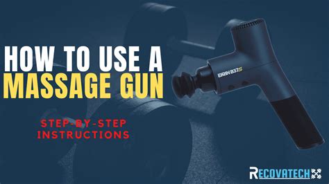 How To Effectively Use A Massage Gun Recovatech