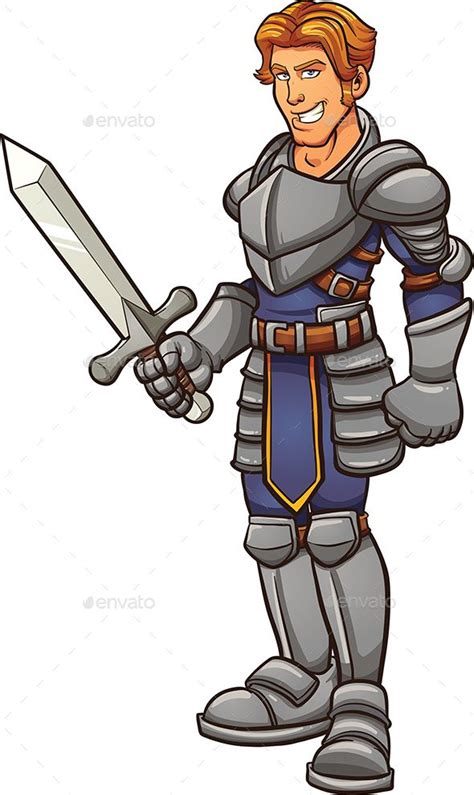 Cartoon Knight Cartoon Knight Knight Armor Cartoon