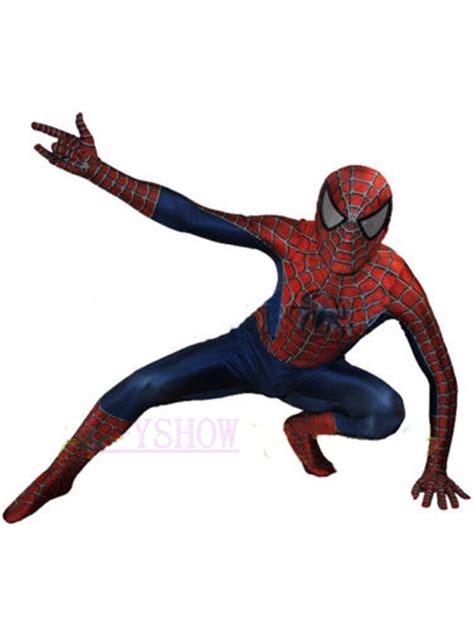 us classic raimi spiderman cosplay costumes spider man 3d zentai suit halloween ebay
