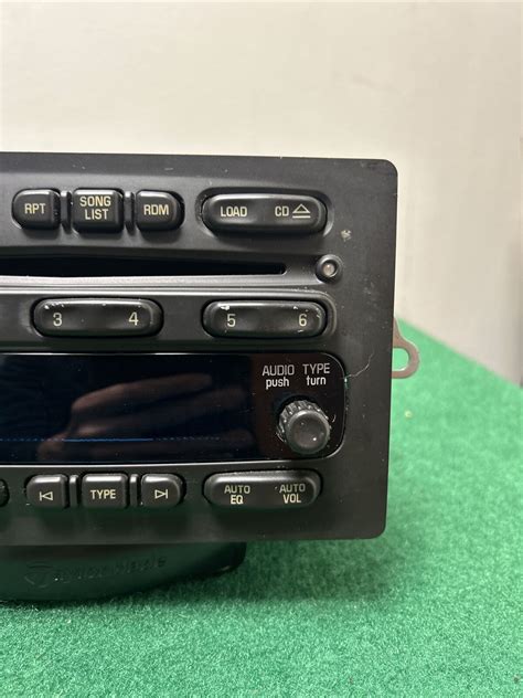 2003 07 Gm Gmc Chevy Oem Factory Rds Stereo Amfm Radio 6 Disc Changer