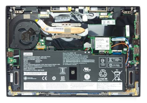 Inside Lenovo Thinkpad X1 Carbon 7th Gen Disassembly And