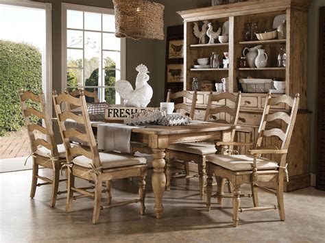 Finish the table with chalk paint and two stains to get this look. Kincaid Homecoming Solid Wood Farmhouse Leg Dining Table ...