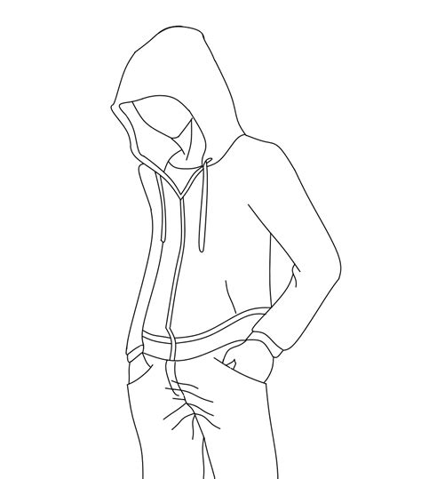 Hoodie Drawing Reference Oversized Hoodie Drawing Page 1 Line 17qq