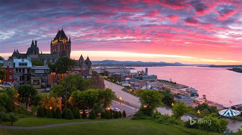Que魁北克市的全景2017 Bing必应壁纸预览