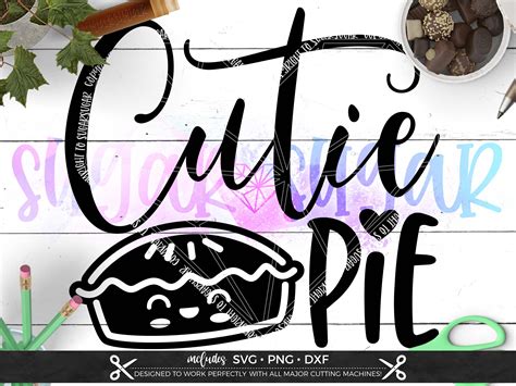 Cutie Pie Little Girl Svg Files For Cricut Etsy