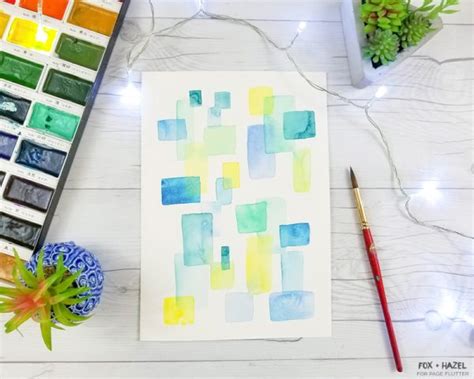 Easy Abstract Watercolor Painting For Beginners Page Flutter
