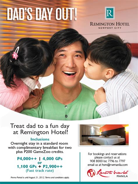 Remington Hotel Celebrates Fathers Day With Dads Day Out The Rod Magaru Show