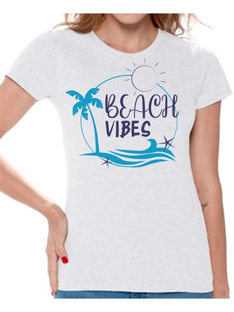 awkward styles beach vibes clothes for ladies vacay vibes womens t shirt beach tshirt for women