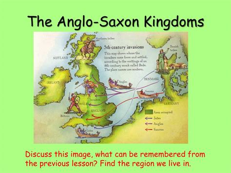 Map Of Anglo Saxon Kingdoms