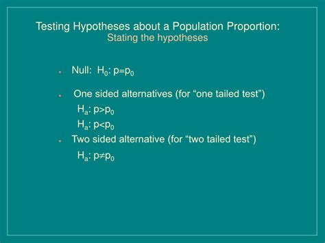 Ppt Inference About Population Parameters Hypothesis Testing Powerpoint Presentation Id 5887480
