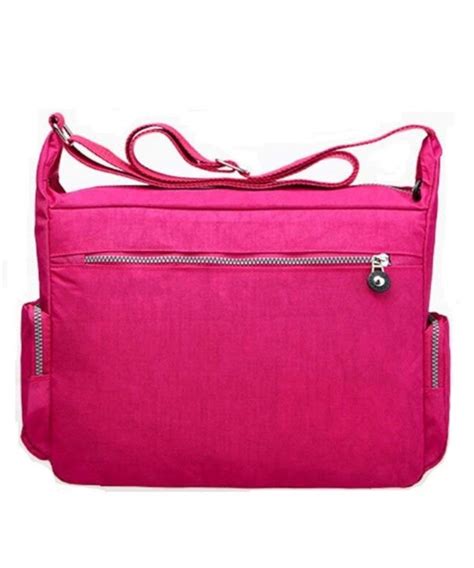 Large Capacity Casual Crossbody Bag Waterproof Nylon Shoulder Messenger Bags Purse For Women