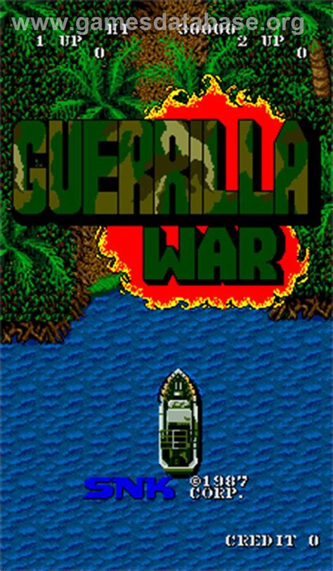 Guerrilla War Arcade Artwork Title Screen