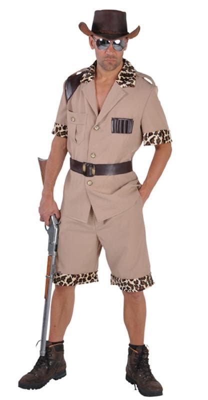 Safari Jungle Hunter Jungle Jungle Costume Mens Big Game Hunter Scouts