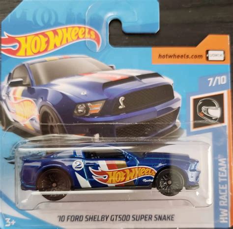 Hot Wheels Race Team 10 Ford Shelby Gt500 Super Snake Universo Hot