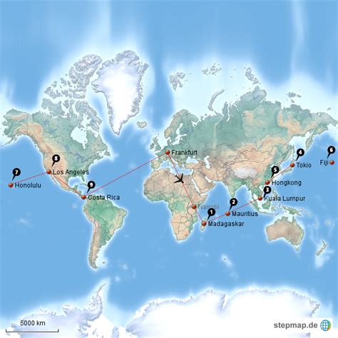 Stepmap Übersicht Landkarte Für Welt