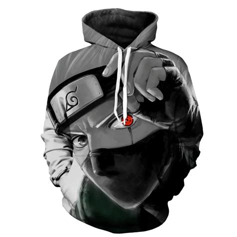 Buy Brand Mens Autumn Casual Kakashi Hoodie Anime Fire Shadow Character 3d