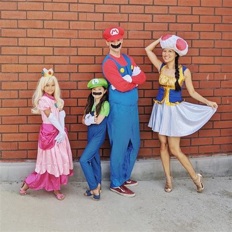 Super Mario Characters The Best Halloween Costumes For Families Of