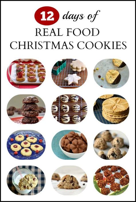 12 Days Of Healthy Christmas Cookies Holiday Recipes Healthy Christmas Cookies Healthy