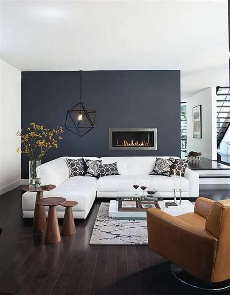 10 Gray Accent Wall Living Room
