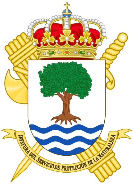 escudo de nature protection service guardia civil png arms crest of nature protection service