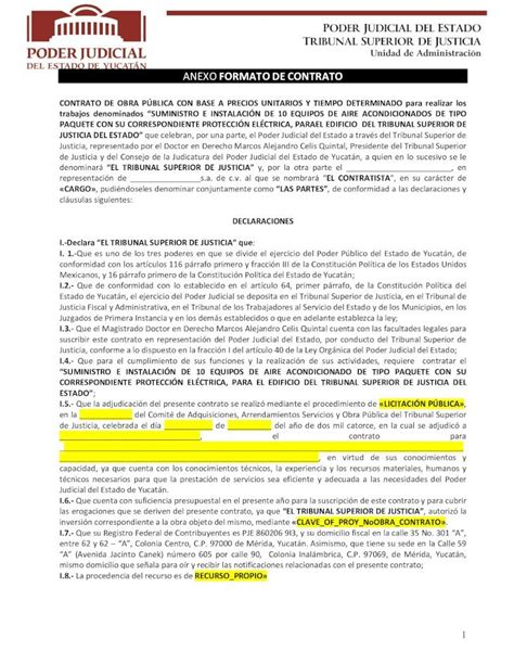 Pdf Anexo Formato De Contrato1 Anexo Formato De Contrato Contrato De