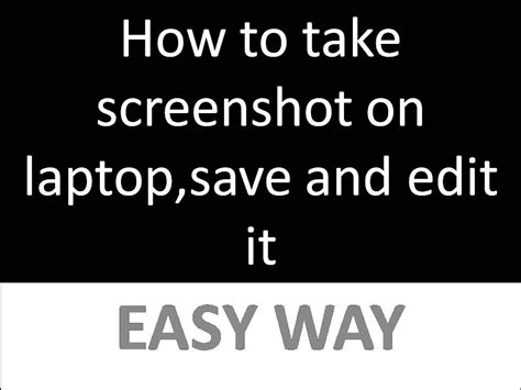 How To Take Screenshot On Laptop Windows 7 Youtube