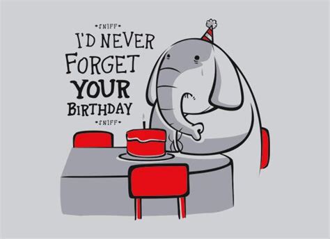 Id Never Forget Your Birthday T Shirt Snorgtees Christmas Quotes