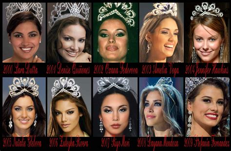 Misses Na Passarela Miss Universo Anos 2000 Qual A Mais Bela