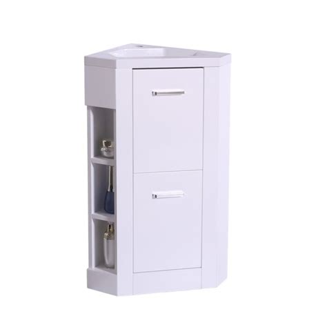 White Gloss Corner Bathroom Cabinet Semis Online