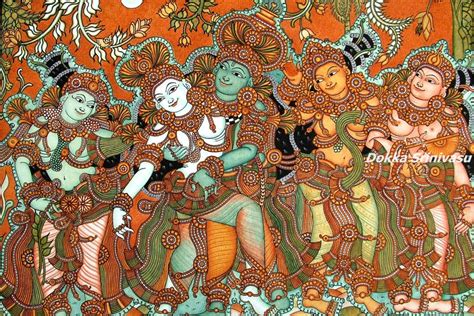 Kerala Mural Painting Of South India The Cultural Heritage Of India